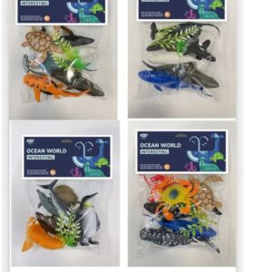 ANIMALES OCEANO X6 GOMA