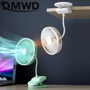 VENTILADOR PINZA C/LUZ USB