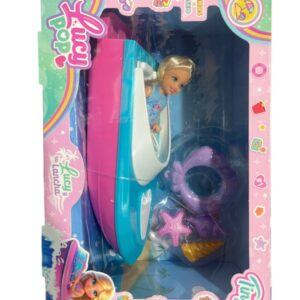 MUNECA LUCY POP C/LANCHA 25X17CM