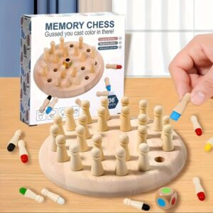 JUEGO MEMORIA MADERA 17X17CM