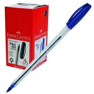BOLIGRAFO FABER 1MM TRILUX032 AZUL X UND