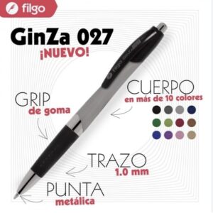 BOLIGRAFO FILGO GINZA 1.0AZUL