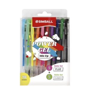 BOLIGRAFO GEL SIMBALL X10 SURTIDO