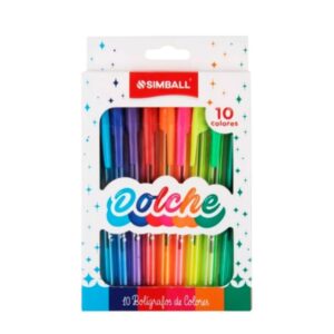 BOLIGRAFO SIMBALL DOLCHE X10