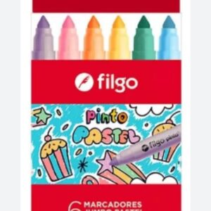 MARCADOR FILGO JUMBO PASTEL X6