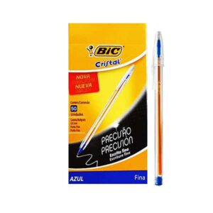 BOLIGRAFO BIC CRISTAL TRAZO FINO 0.8MM NEGROX UND