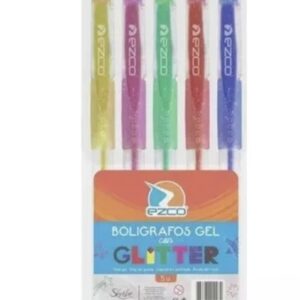 BOLIGRAFO EZCO GLITTER X5