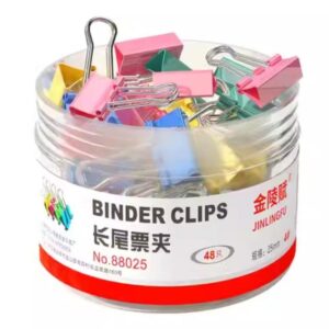 BINDER CLIPS 25MM X48PCS