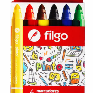 MARCADOR FILGO PINTO JUMBO ESTUCHE X6