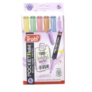 RESALTADOR TRABI POCKET PASTEL X6