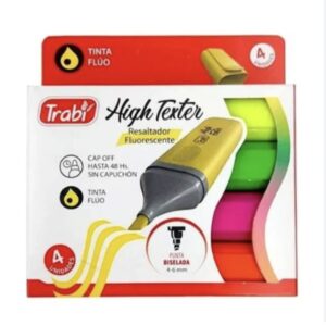 RESALTADOR TRABI FLUO P/B X4