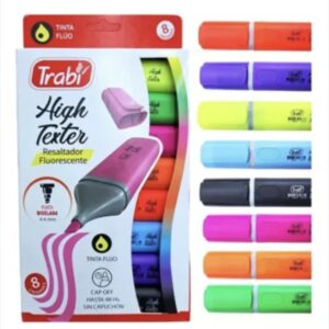 RESALTADOR TRABI FLUO P/B X8