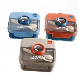 LUNCHERA BOX PLAS 1000ML+CUBIER 14X9CM
