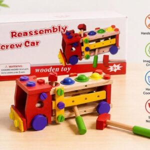 CAMION DIDACTICO MADERA 30X12CM
