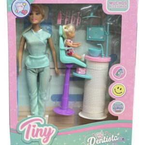 MUNECA TINY DIENTISTA 33X22CM