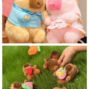 LLAVERO PELUCHE CAPIBARRA 12CM