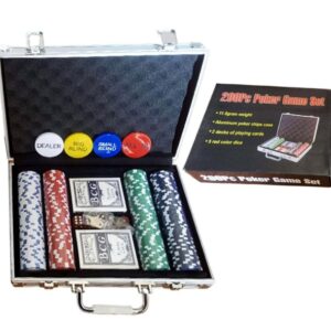 JUEGO POKER VALIJA COMPLETOS 30X23CM