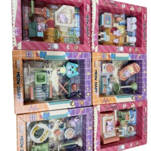 SET JUEGO GATOS 20X15CM