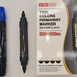 MARCADOR PERM DOBLE COLOR X10