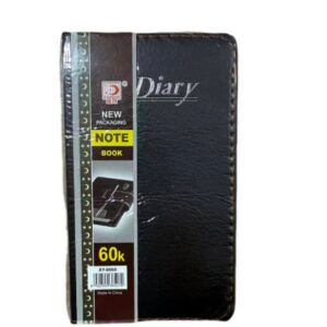 ANOTADOR DIARIO 60K 15X9CM
