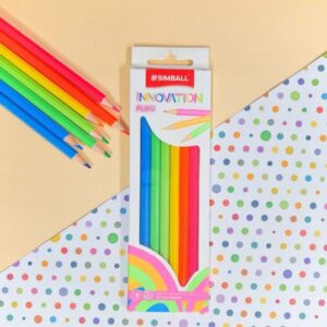 LAPIZ COLOR SIMBALL FLUO X8