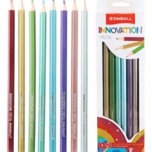 LAPIZ COLOR SIMBALL METALICO X8