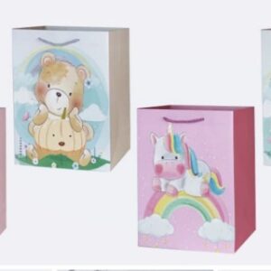 BOLSA REGALOS ANIMALS 23X18CM
