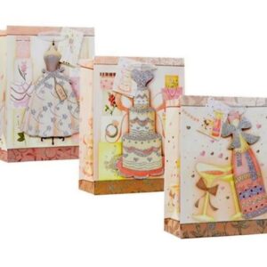 BOLSA REGALOS FLORES 23X18CM
