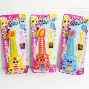 GUITARRA CON SONIDO + RELOJ