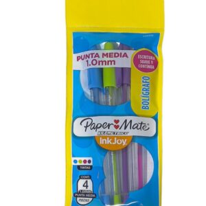 BOLIGRAF PAPER MAT COLORX4