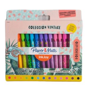 BOLIGRAF RETRA PAPER MAT GEL VINTAGE X16