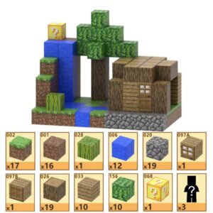 BLOQUES MAGN MINECRAF 107PCS