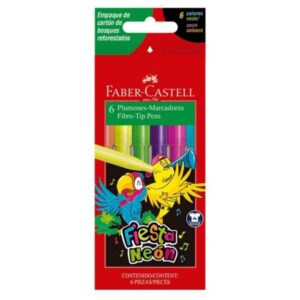 MARCADOR X6 NEON FABER-CAS