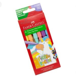 MARCADOR X6 PASTEL FABER-CAS