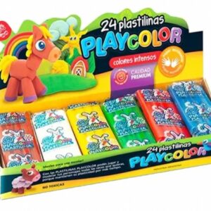 PLASTILINA PLAYCOLOR X24