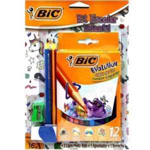 KIT ESCOLAR INFANTIL BIC X16