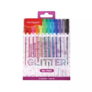BOLIGRAFOS DE GEL GLITTER 1.0MM X12