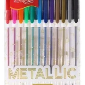 BOLIGRAFO GEL METALI KEYROAD X12
