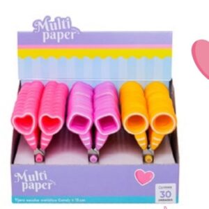 TIJERA MULTIPAPER METALICO CANDY 13CM