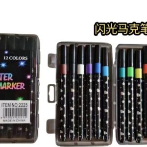MARCADOR PUN.PINC GLITTER X12