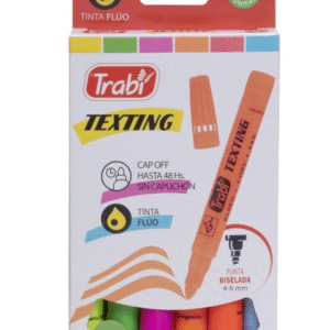 RESALTADOR TRABI TEXTING FLUO X6