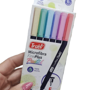 MICROFIBRAS TRABI FINE PLUS PASTEL X 6