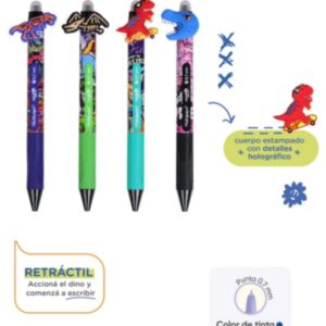 BOLIGR RETRATIL MULTIP BORRABLE DINO