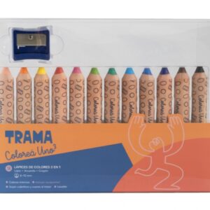 LAPICES COLORES 3EN1 X12