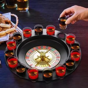 JUEGO PREVIA RULETA C/ VASOS 32X32CM
