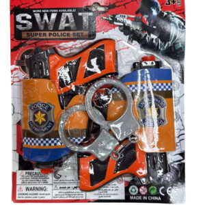 SET POLICIA PISTOLA X2 25X21CM