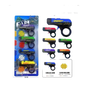 PISTOLA MINI X4 BLISTER 28X11CM