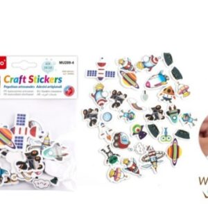 STICKERS GOMA EVA ESPACIO