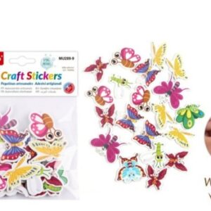 STICKERS GOMA EVA MARIPOSA