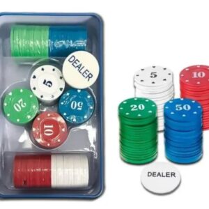 LATA POKER 100FICHA 20X12CM